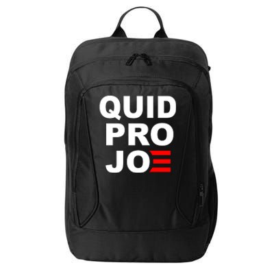 Quid Pro Joe Biden City Backpack