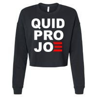 Quid Pro Joe Biden Cropped Pullover Crew