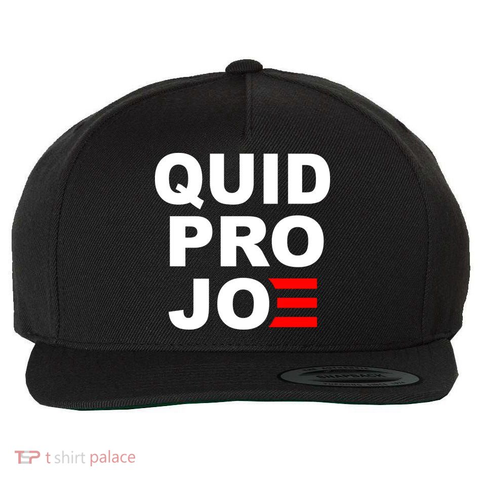 Quid Pro Joe Biden Wool Snapback Cap
