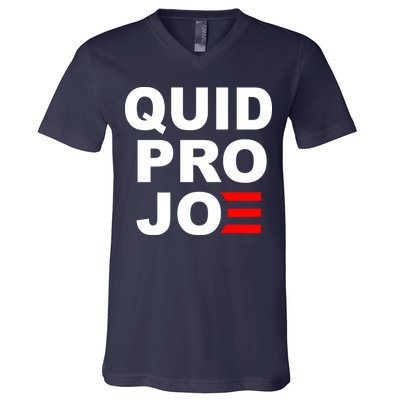 Quid Pro Joe Biden V-Neck T-Shirt