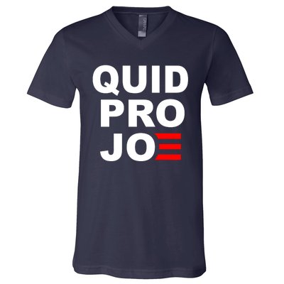 Quid Pro Joe Biden V-Neck T-Shirt