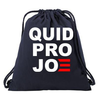 Quid Pro Joe Biden Drawstring Bag