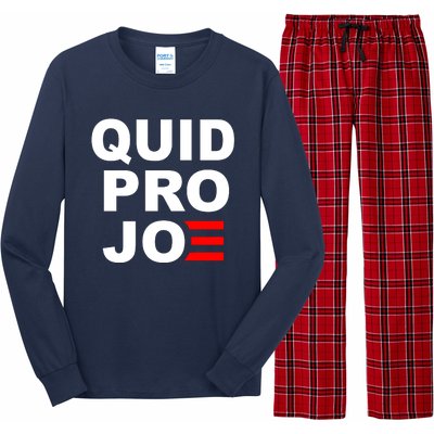 Quid Pro Joe Biden Long Sleeve Pajama Set