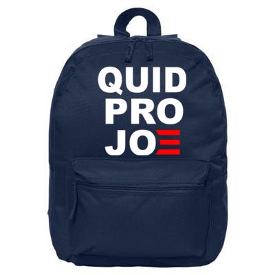 Quid Pro Joe Biden 16 in Basic Backpack