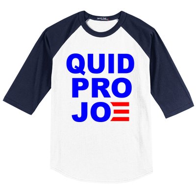 Quid Pro Joe Biden Baseball Sleeve Shirt