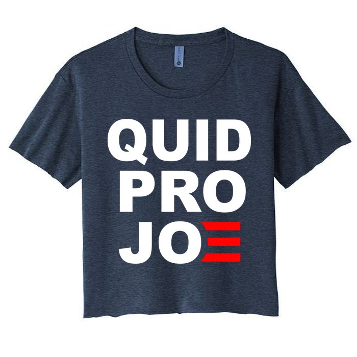 Quid Pro Joe Biden Crop Top