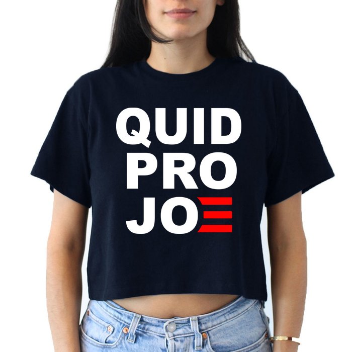 Quid Pro Joe Biden Crop Top