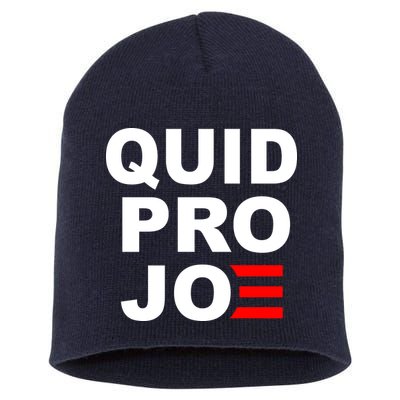 Quid Pro Joe Biden Short Acrylic Beanie
