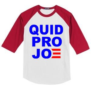 Quid Pro Joe Biden Kids Colorblock Raglan Jersey