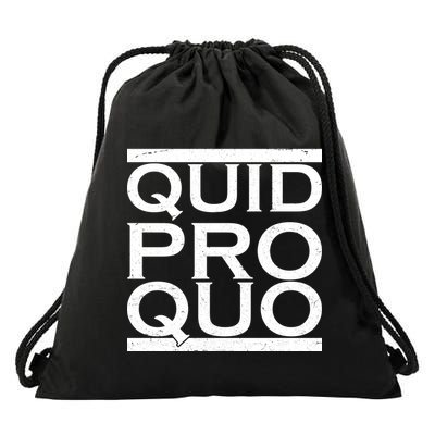Quid Pro Quo Drawstring Bag
