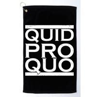 Quid Pro Quo Golf Towel