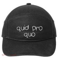 Quid Pro Quo Fun 7-Panel Snapback Hat