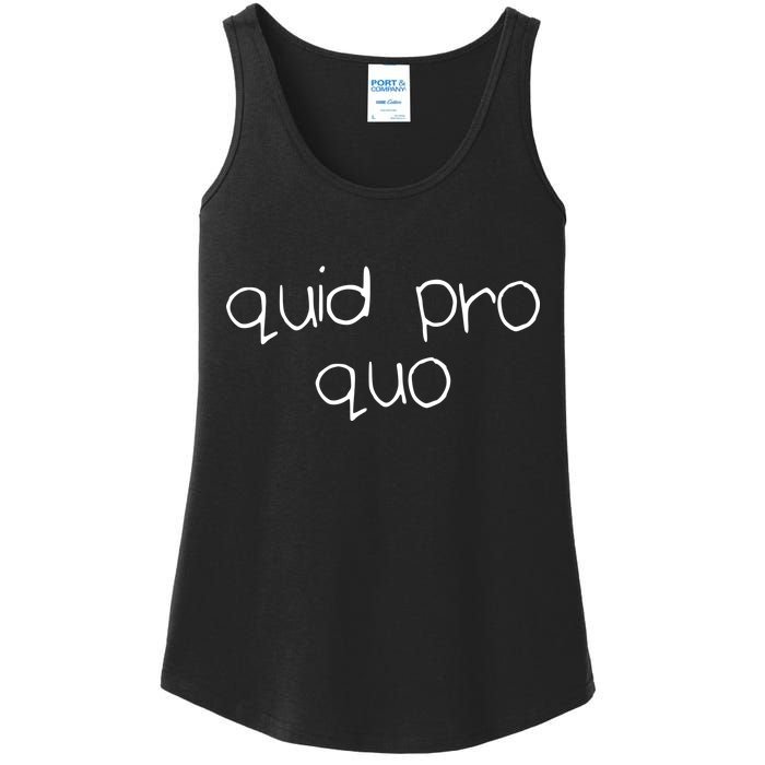 Quid Pro Quo Fun Ladies Essential Tank