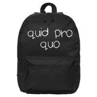 Quid Pro Quo Fun 16 in Basic Backpack