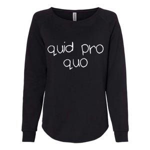 Quid Pro Quo Fun Womens California Wash Sweatshirt