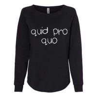 Quid Pro Quo Fun Womens California Wash Sweatshirt