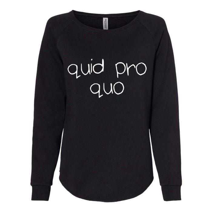 Quid Pro Quo Fun Womens California Wash Sweatshirt