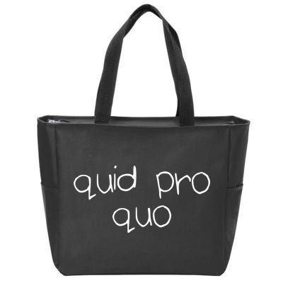 Quid Pro Quo Fun Zip Tote Bag