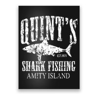Quint's Shark Fishing Amity Island Poster