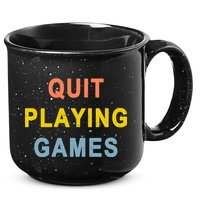 Quit Playing Games 15oz Campfire Ceramic Mug