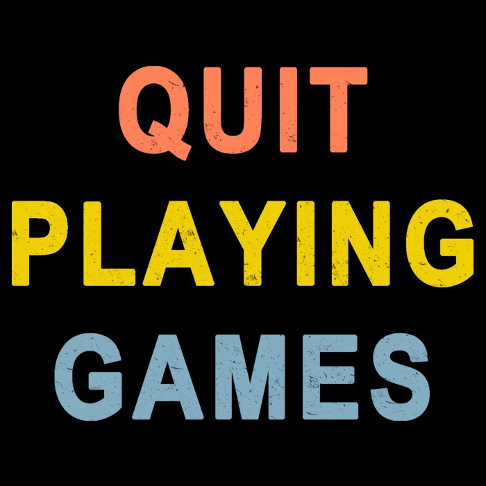 Quit Playing Games Women's V-Neck T-Shirt