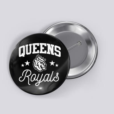 Queens University Of Charlotte Royals Logo Button