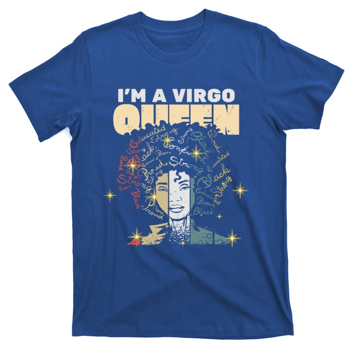 Queen Virgo August September Bday Cute Gift T-Shirt