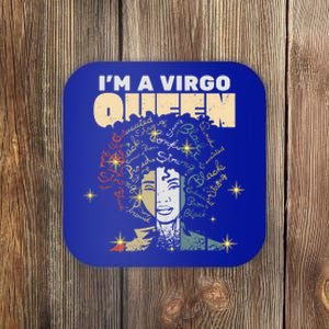 Queen Virgo August September Bday Cute Gift Coaster