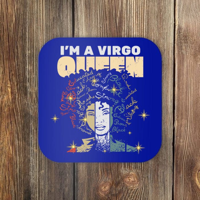 Queen Virgo August September Bday Cute Gift Coaster