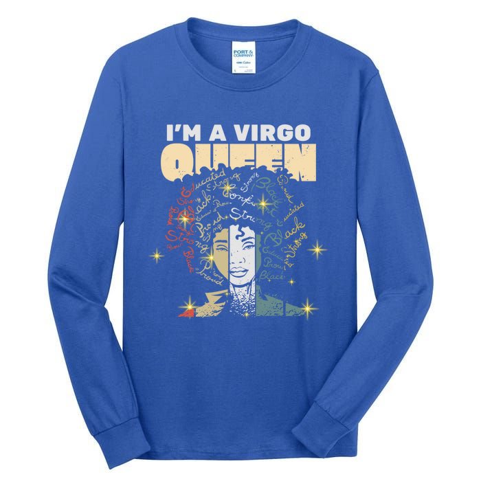 Queen Virgo August September Bday Cute Gift Tall Long Sleeve T-Shirt