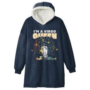 Queen Virgo August September Bday Cute Gift Hooded Wearable Blanket