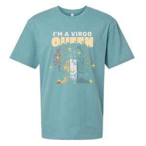 Queen Virgo August September Bday Cute Gift Sueded Cloud Jersey T-Shirt