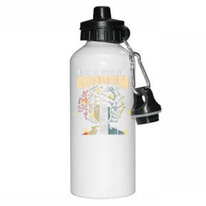 Queen Virgo August September Bday Cute Gift Aluminum Water Bottle