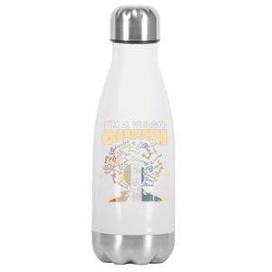 Queen Virgo August September Bday Cute Gift Stainless Steel Insulated Water Bottle