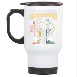 Queen Virgo August September Bday Cute Gift Stainless Steel Travel Mug