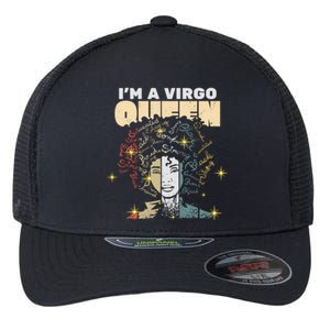 Queen Virgo August September Bday Meaningful Gift Flexfit Unipanel Trucker Cap