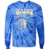 Queen Virgo August September Bday Meaningful Gift Tie-Dye Long Sleeve Shirt