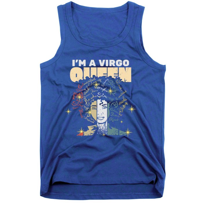 Queen Virgo August September Bday Meaningful Gift Tank Top