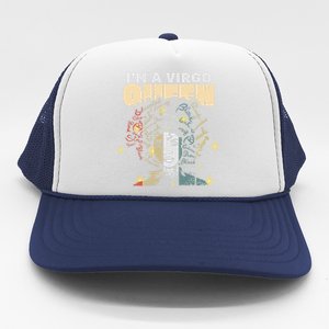 Queen Virgo August September Bday Meaningful Gift Trucker Hat