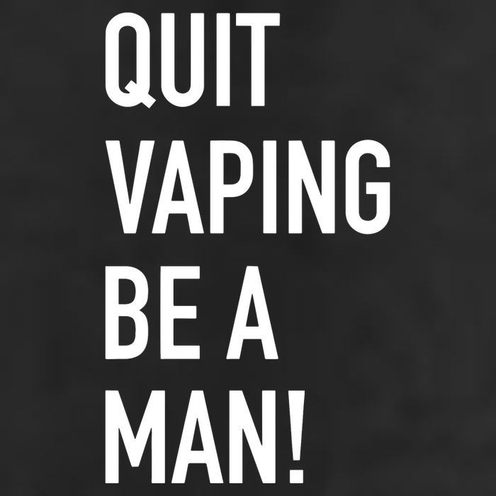 Quit Vaping Be A Man Quit Vaping Funny Dad Boyfriend Husband Adult Drive Performance Visor