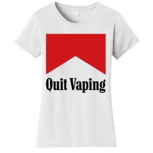 Quit Vaping Be A Man Women's T-Shirt