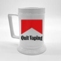 Quit Vaping Be A Man Beer Stein