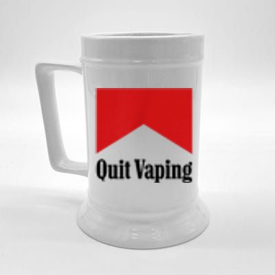 Quit Vaping Be A Man Beer Stein