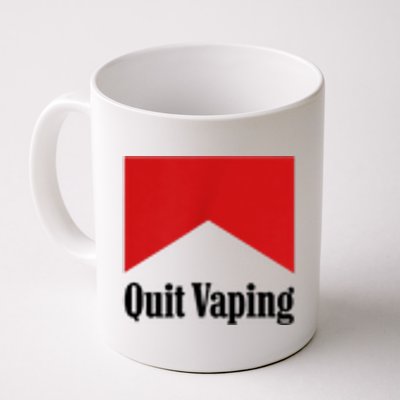 Quit Vaping Be A Man Coffee Mug