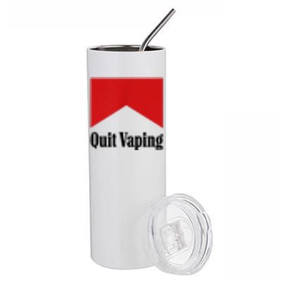 Quit Vaping Be A Man Stainless Steel Tumbler