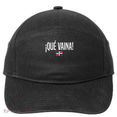 Que Vaina Dominican Republic Dominican Slang 7-Panel Snapback Hat