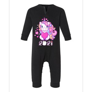 Quarantine Valentine's Day Unicorn Lover Gift Cute Gift Infant Fleece One Piece