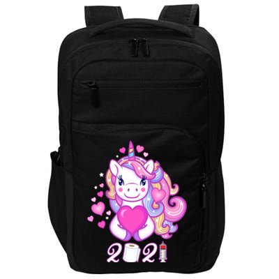 Quarantine Valentine's Day Unicorn Lover Gift Cute Gift Impact Tech Backpack