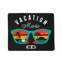 Quote Vacation Mode On Summer Vintage Mousepad