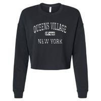 Queens Village New York Queens Ny Vintage Cropped Pullover Crew